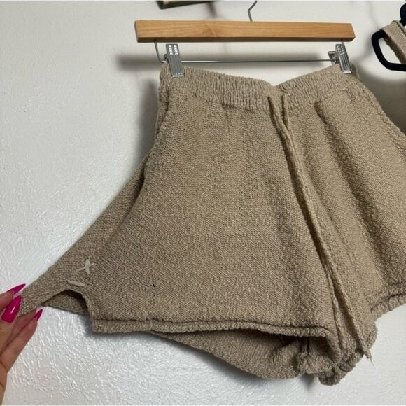 Loveriche Knit Shorts Tank Matching High Rise Relaxed Fit Lagenlook Lounge Set L - Picture 5 of 5